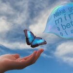 The butterfly says that the mind will be a better place with hope